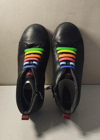 Renkli Avant-Garde Bağcıklar renkli unisex