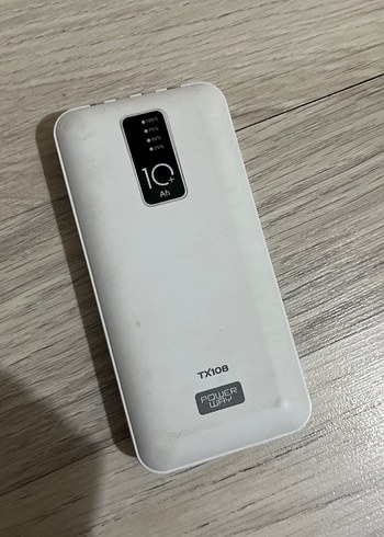 Beyaz TX108 Çoklu Kablo Power Bank - Görsel 2