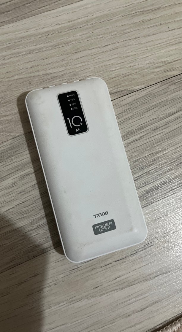 Beyaz TX108 Çoklu Kablo Power Bank - Görsel 2