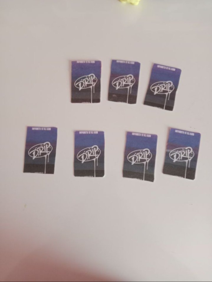 BABYMONSTER(DRİP)  PVC KAPLAMALI POLOCART - Görsel 3