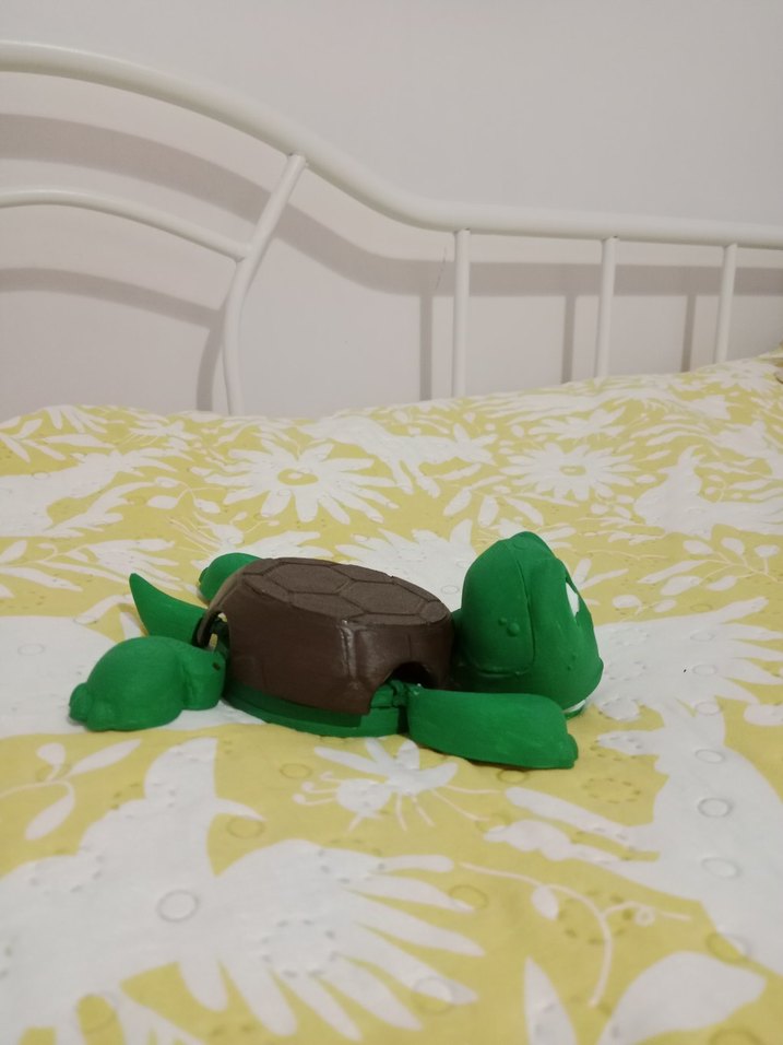 3D BASKILI KAPLUMBAĞALI BARDAK ALTLIĞI - Görsel 4