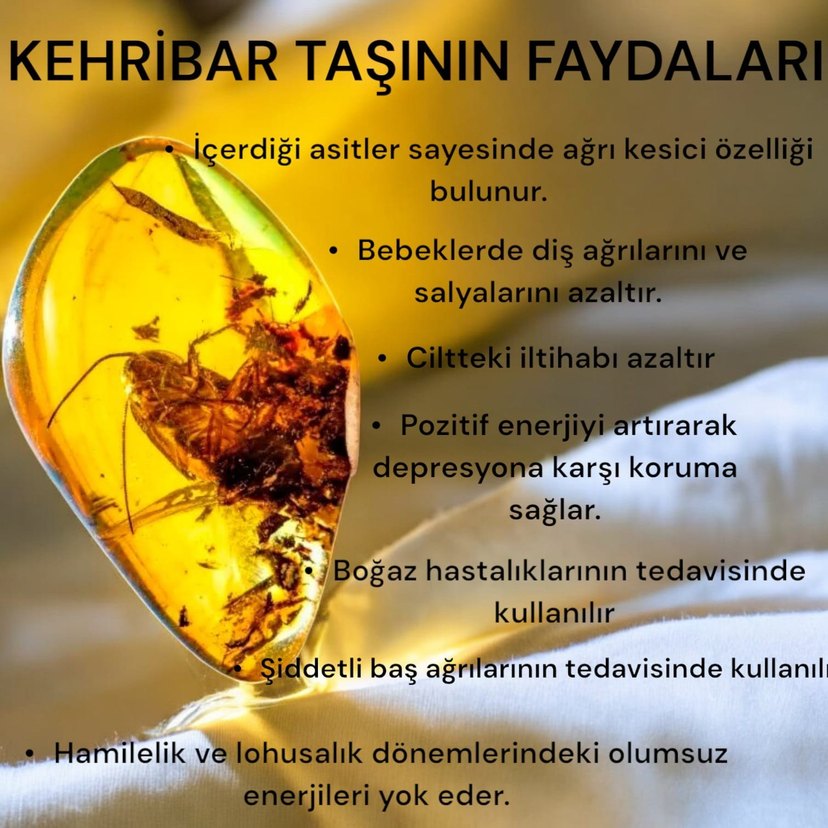 Kehribar Bebek-Çocuk Kolye - Görsel 2