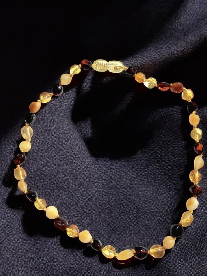 Kehribar Bebek-Çocuk Kolye - Görsel 4