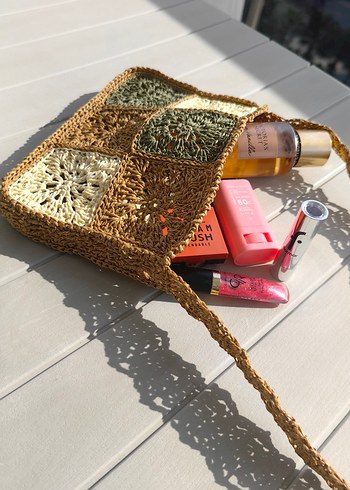 Hasır Dantel Detaylı  Kadın Çanta - Görsel 3