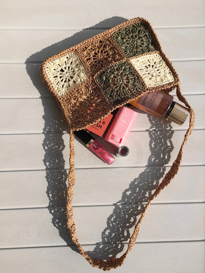 Hasır Dantel Detaylı  Kadın Çanta - Görsel 4