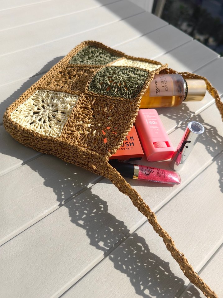 Hasır Dantel Detaylı  Kadın Çanta - Görsel 3