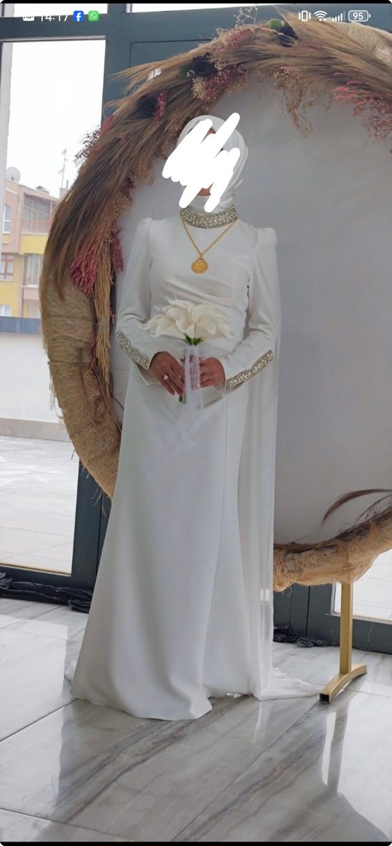 Zarif ve Şık Nikah Abiyesi - Görsel 3