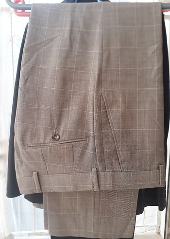 Beymen Gri Düğmeli Regular Fit Erkek Pantolon
