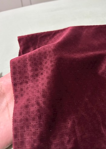 Koton Bordo Drapeli Mini Etek