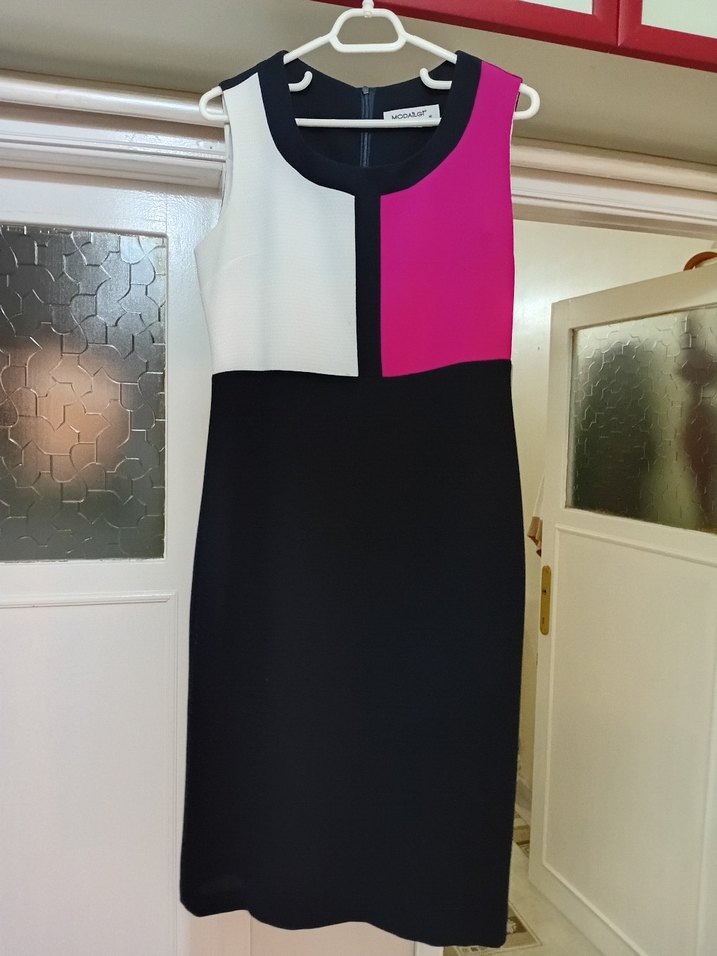 Düğmeli Pembe Kadın Blazer Ceketli abiye - Görsel 5