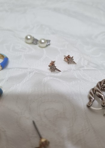 Renkli Boncuklu Mini Bohem Küpeler - Görsel 5