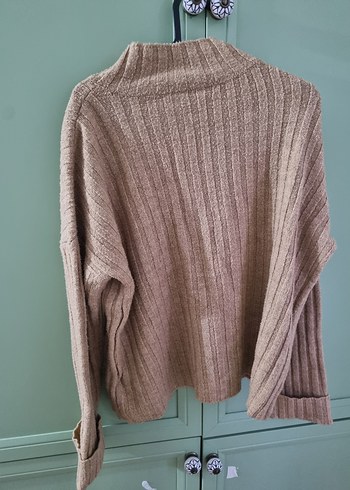 Açık Kahve Kadın Kazak - Görsel 5