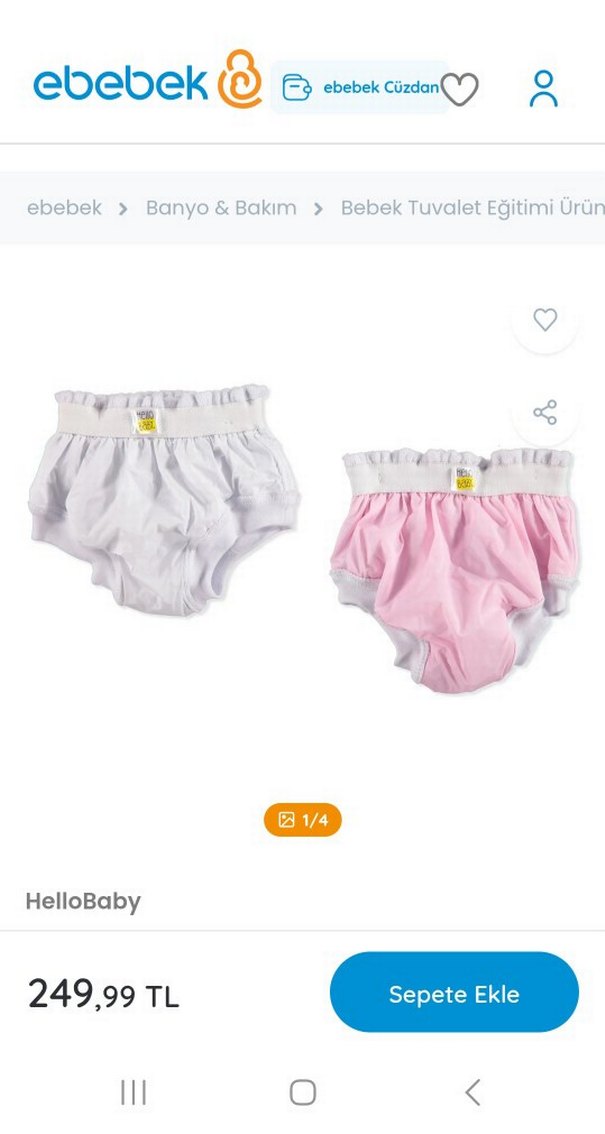 Bebek Alıştırma Külodu - Görsel 4