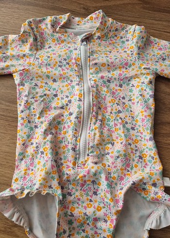 Uzun Kollu Kız Bebek Mayo - Görsel 2