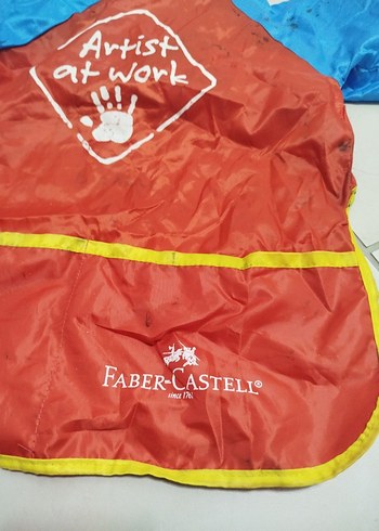 haber Castel Çok Renkli Baskılı Boyama önlüğü - Görsel 7