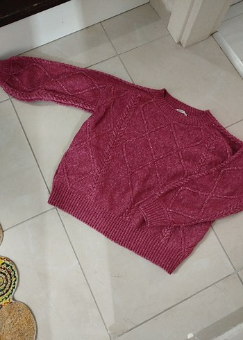 mango Örgü Kadın Kazak, Salaş Kesim, Bisiklet Yaka