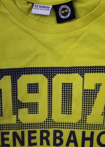 LC Waikiki Erkek Çocuk Sarı Fenerbahçe Baskılı Tişört