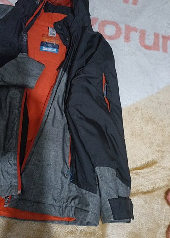 Gri Fermuarlı Erkek çocuk Kayak Ceketi - Görsel 3