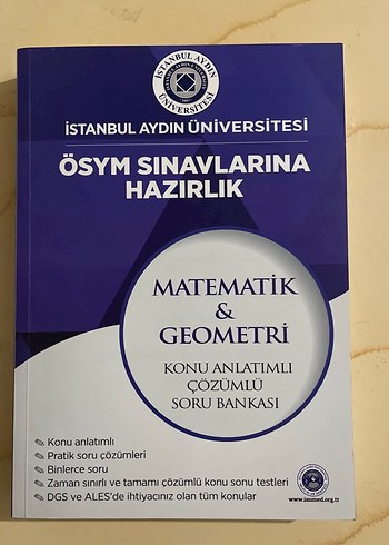 ÖSYM Sınavlarına Hazırlık Matematik & Geometri Kitabı