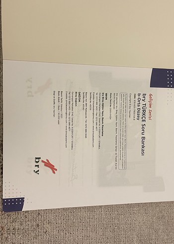  Birey Yayınları Türkçe Soru Bankası
