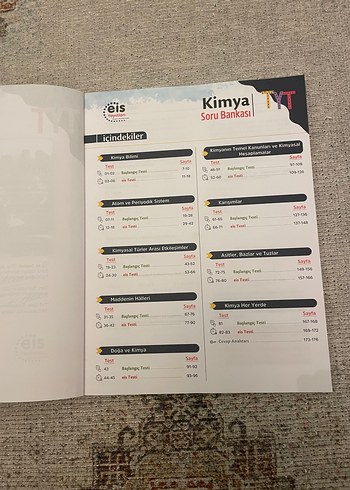  Beden Renk Eis Yayınları Tyt Kimya Soru Bankası