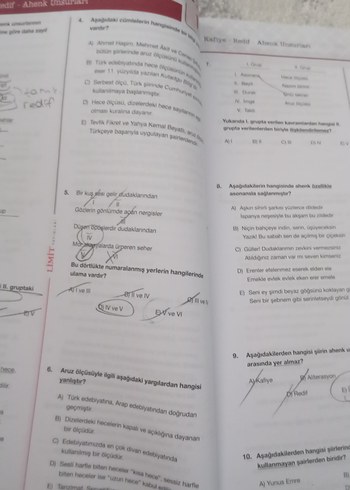 Beden Renk AYT Edebiyat Soru Bankası - Limit Yayınları