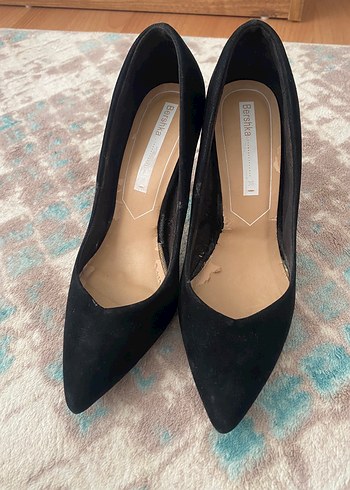 Siyah Süet Stiletto