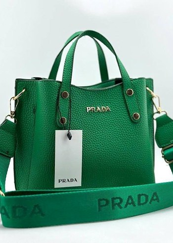 Beden kahverengi Renk Prada Deri Kadın Çanta