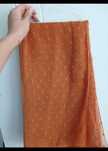 Kahverengi Parlak Kadın Şal