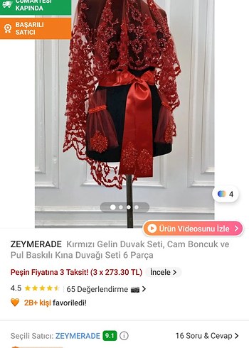 Bordo Dantel Gelin Duvak Seti 6 Parça