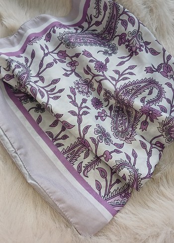 pamuklu desenli şal - Görsel 2