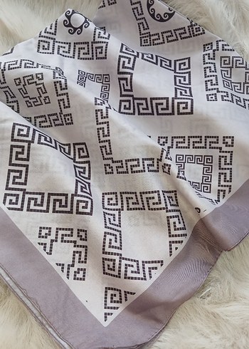 pamuklu desenli şal - Görsel 4