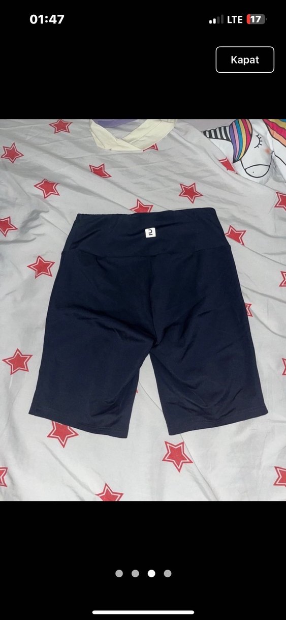 Lacivert Spor şort - Görsel 2