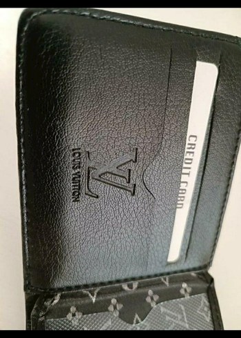 Louis Vuitton Siyah Kareli Erkek Cüzdan - Görsel 3