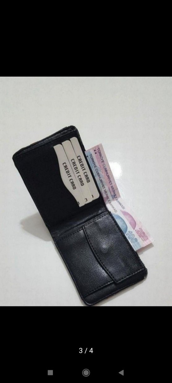 Kahverengi Yılan Desenli Erkek Cüzdan - Görsel 5