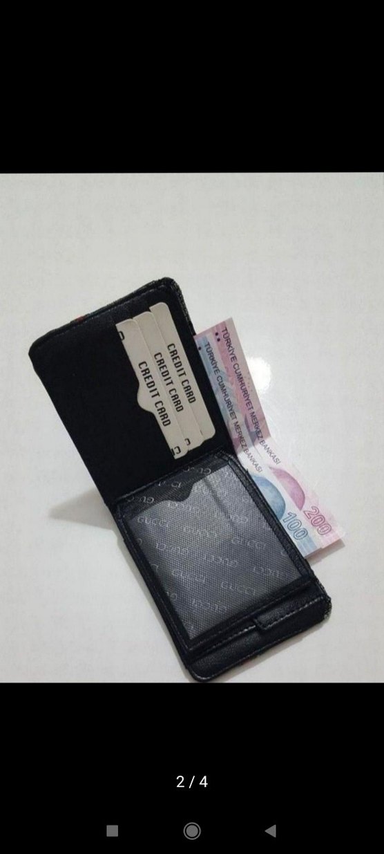 Kahverengi Yılan Desenli Erkek Cüzdan - Görsel 4