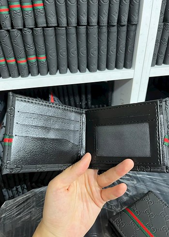 Siyah Baskılı Erkek Cüzdanı - Görsel 3