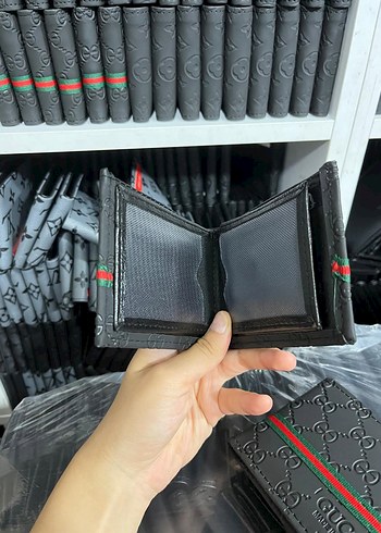 Siyah Baskılı Erkek Cüzdanı - Görsel 2