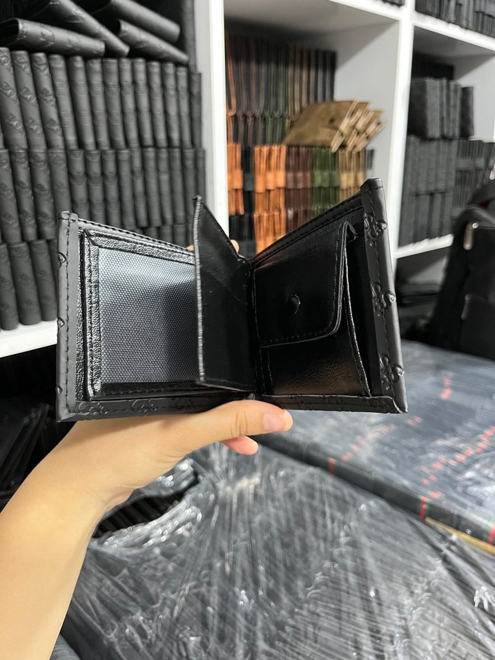 BOSS Siyah Baskılı Erkek Cüzdan - Görsel 2