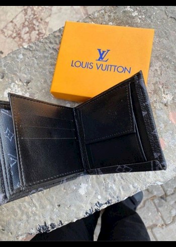 Louis Vuitton Siyah Desenli Erkek Cüzdanı - Görsel 2