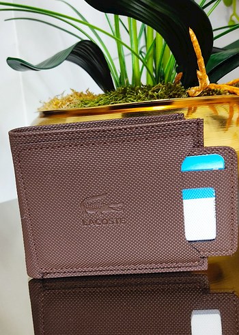 Lacoste Erkek Kahverengi Baskılı Cüzdan - Görsel 7