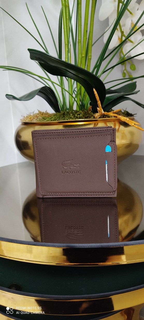 Lacoste Erkek Kahverengi Baskılı Cüzdan - Görsel 2