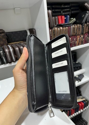 Giorgio Armani Siyah Modern Klasik Erkek Cüzdanı - Görsel 2