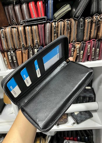 Giorgio Armani Siyah Modern Klasik Erkek Cüzdanı - Görsel 4