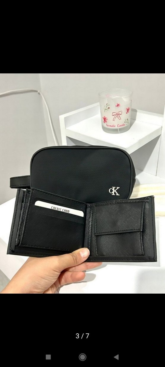 Calvin Klein Siyah Minimalist Erkek Cüzdanı - Görsel 3