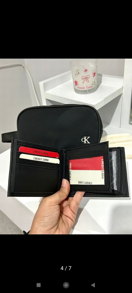 Calvin Klein Siyah Minimalist Erkek Cüzdanı - Görsel 4