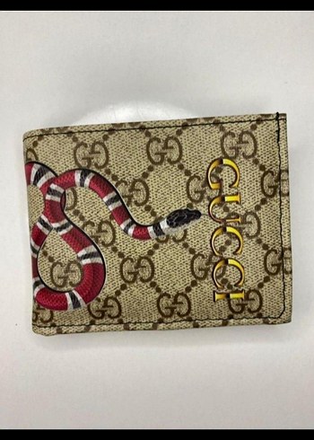 Erkek Çok Renkli Yılan Desenli Cüzdan - Görsel 3