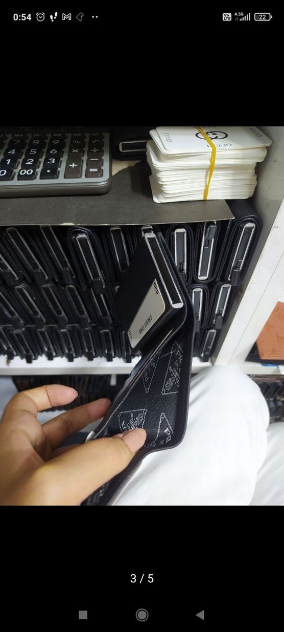 Prada Siyah Erkek Cüzdanı - Görsel 3