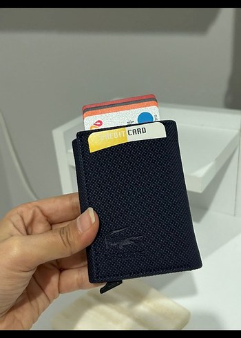 Lacivert Baskılı Erkek Cüzdan - Görsel 2