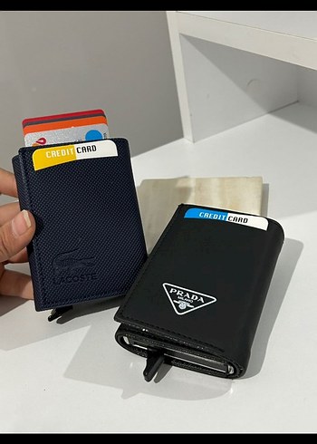 Lacivert Baskılı Erkek Cüzdan - Görsel 7